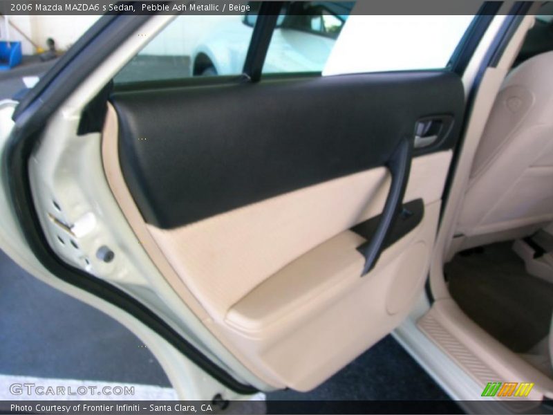 Pebble Ash Metallic / Beige 2006 Mazda MAZDA6 s Sedan