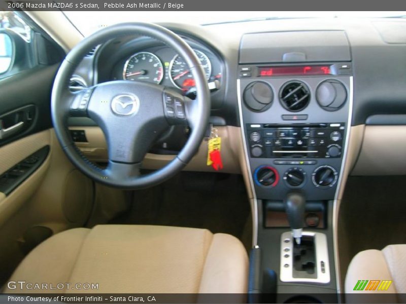 Pebble Ash Metallic / Beige 2006 Mazda MAZDA6 s Sedan