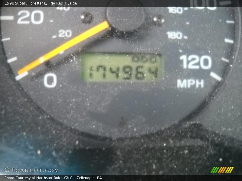 Rio Red / Beige 1998 Subaru Forester L