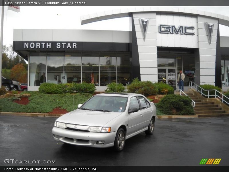 Platinum Gold / Charcoal 1999 Nissan Sentra SE