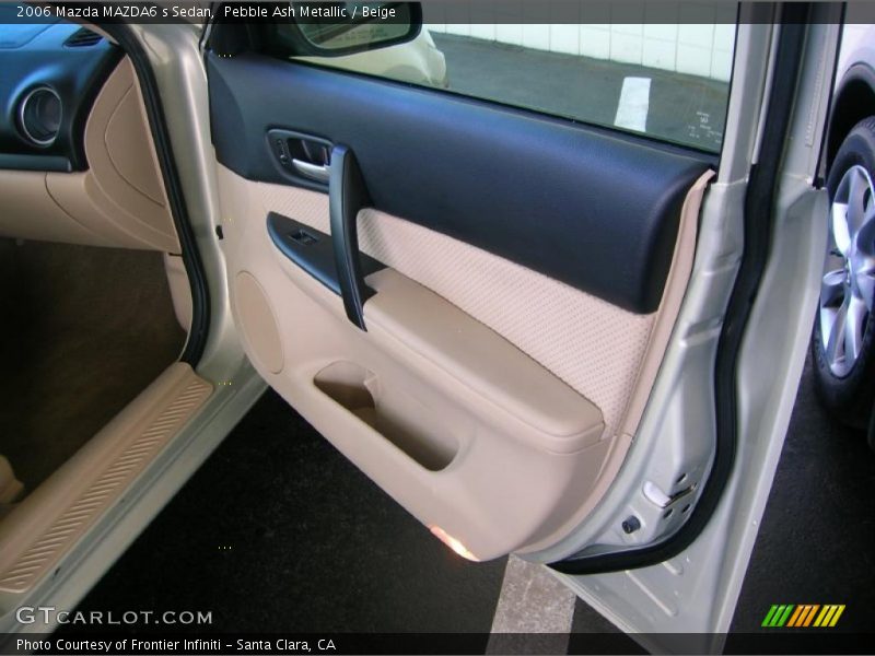 Pebble Ash Metallic / Beige 2006 Mazda MAZDA6 s Sedan