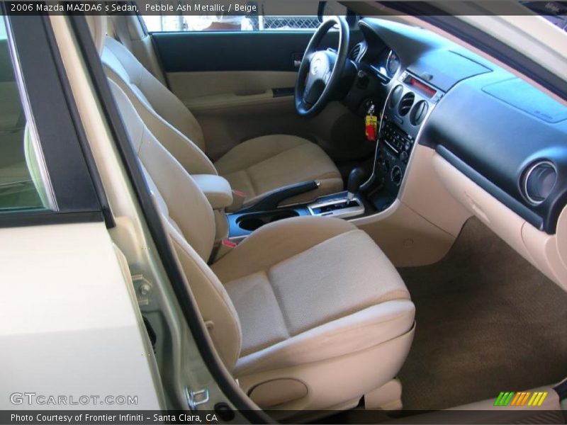 Pebble Ash Metallic / Beige 2006 Mazda MAZDA6 s Sedan