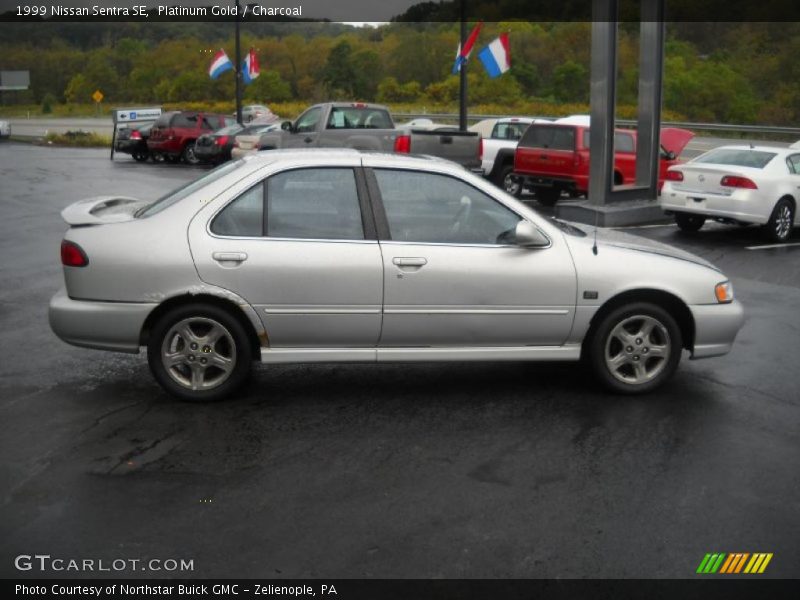 Platinum Gold / Charcoal 1999 Nissan Sentra SE