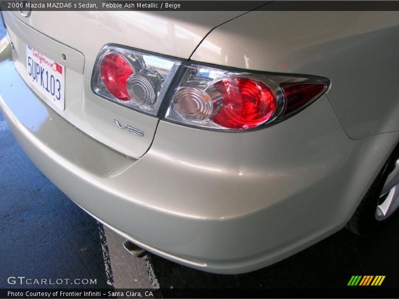 Pebble Ash Metallic / Beige 2006 Mazda MAZDA6 s Sedan