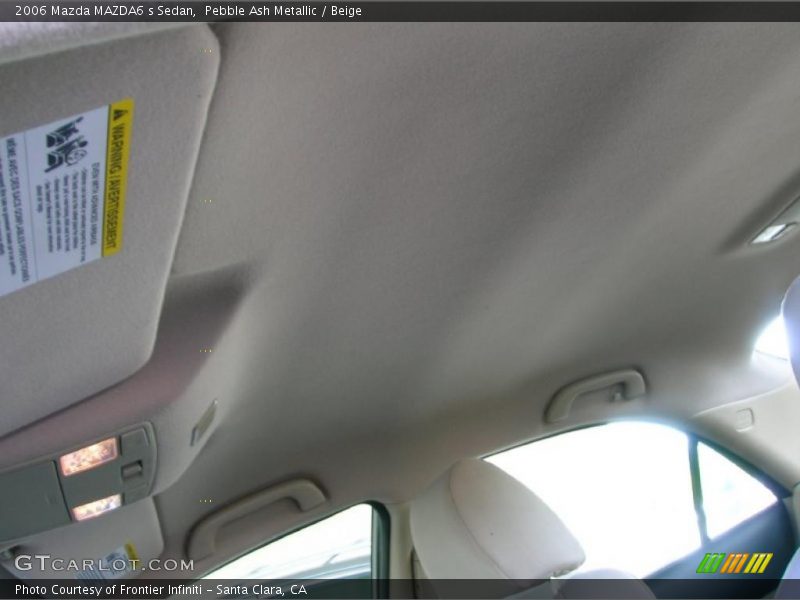 Pebble Ash Metallic / Beige 2006 Mazda MAZDA6 s Sedan