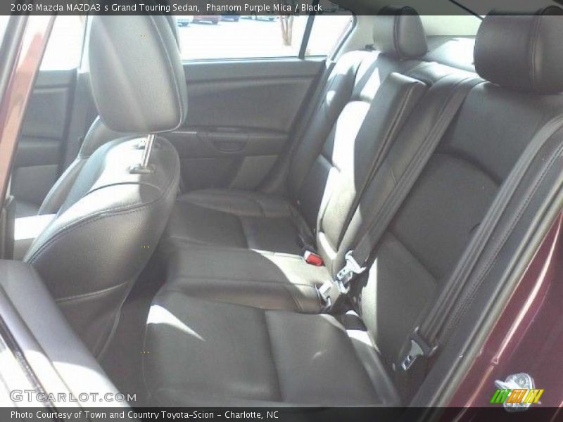 Phantom Purple Mica / Black 2008 Mazda MAZDA3 s Grand Touring Sedan