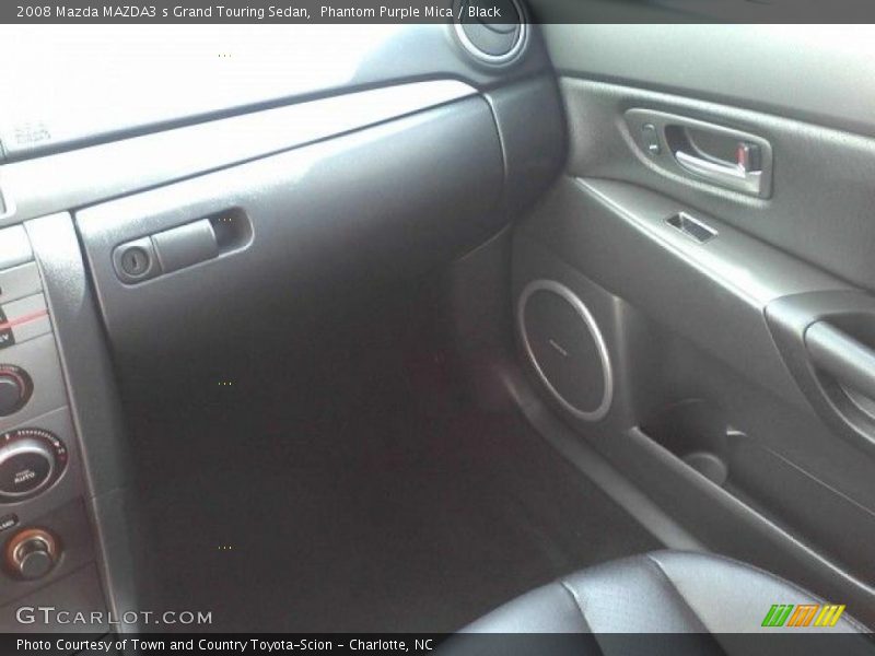 Phantom Purple Mica / Black 2008 Mazda MAZDA3 s Grand Touring Sedan