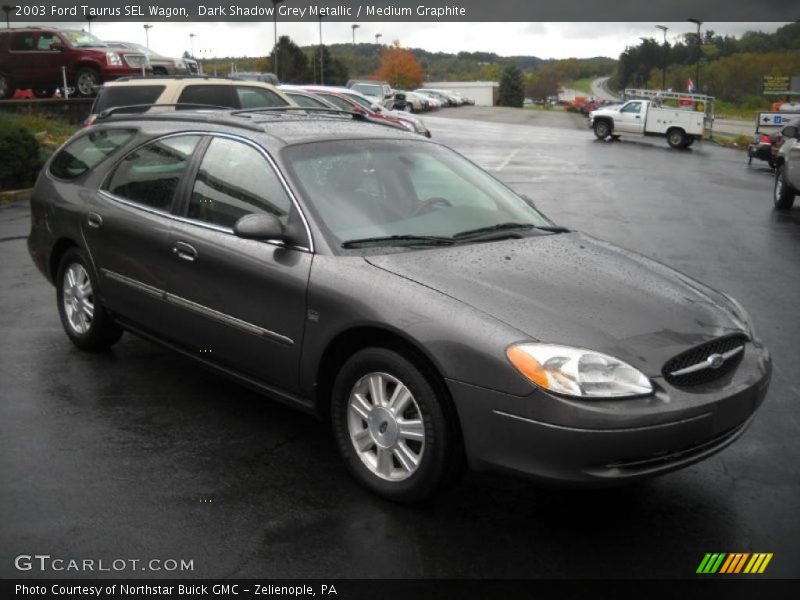 Dark Shadow Grey Metallic / Medium Graphite 2003 Ford Taurus SEL Wagon