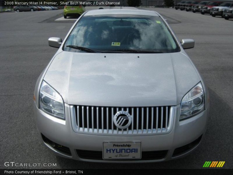 Silver Birch Metallic / Dark Charcoal 2008 Mercury Milan I4 Premier