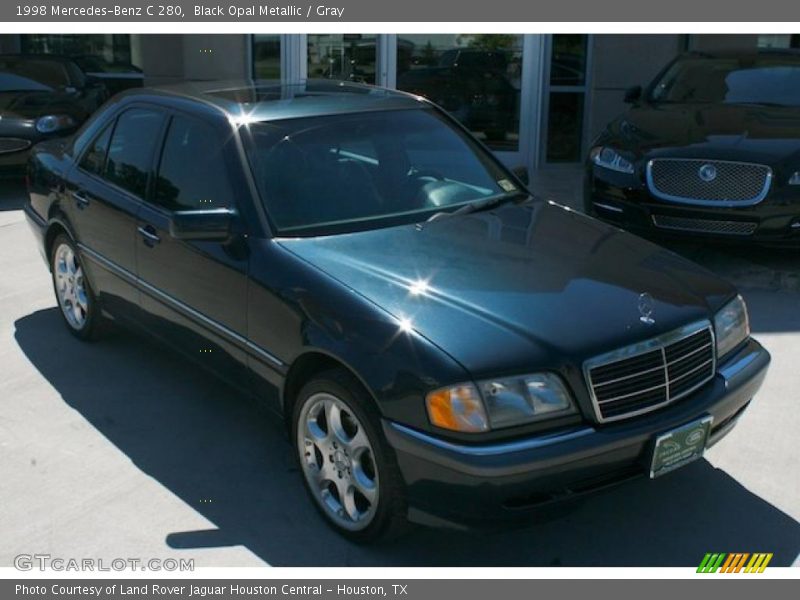 Black Opal Metallic / Gray 1998 Mercedes-Benz C 280