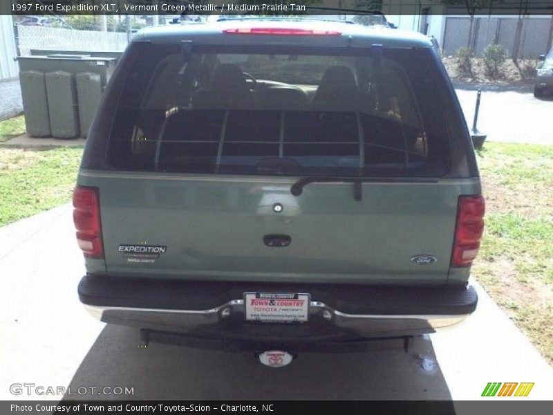 Vermont Green Metallic / Medium Prairie Tan 1997 Ford Expedition XLT