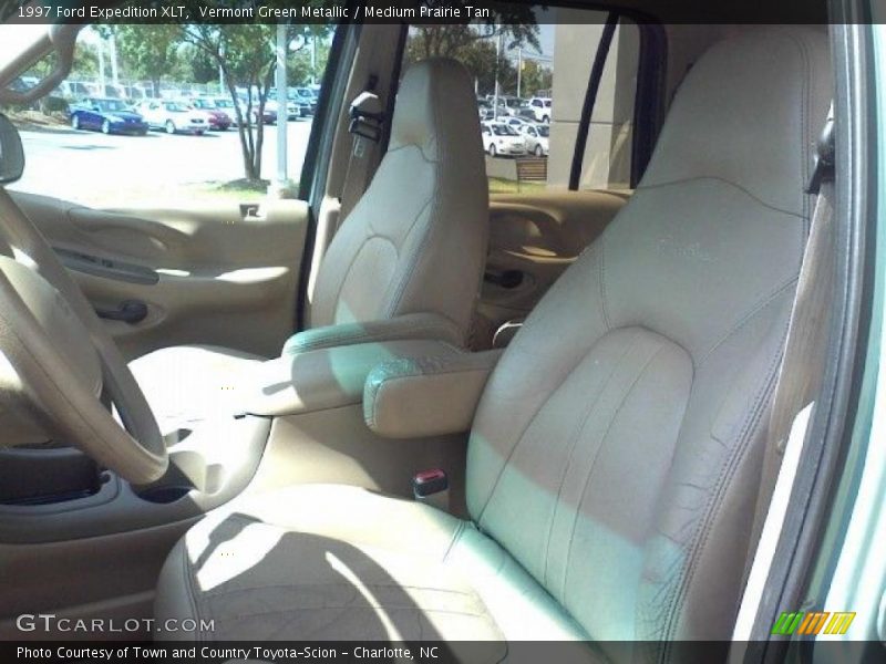 Vermont Green Metallic / Medium Prairie Tan 1997 Ford Expedition XLT