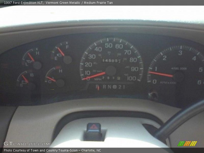 Vermont Green Metallic / Medium Prairie Tan 1997 Ford Expedition XLT