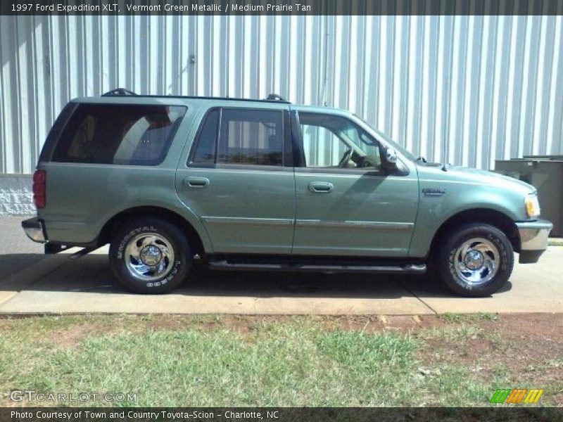 Vermont Green Metallic / Medium Prairie Tan 1997 Ford Expedition XLT