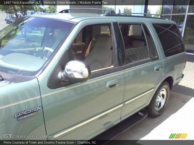 Vermont Green Metallic / Medium Prairie Tan 1997 Ford Expedition XLT