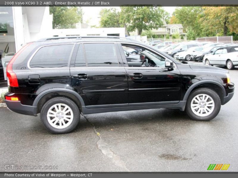 Ember Black Metallic / Off Black 2008 Volvo XC90 3.2 AWD