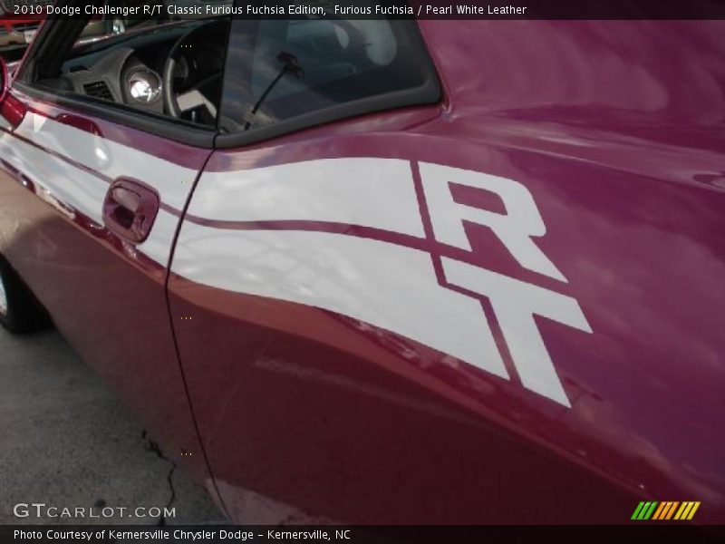 Furious Fuchsia / Pearl White Leather 2010 Dodge Challenger R/T Classic Furious Fuchsia Edition