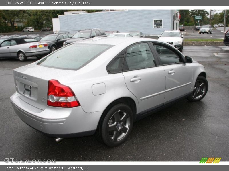 Silver Metallic / Off-Black 2007 Volvo S40 T5 AWD