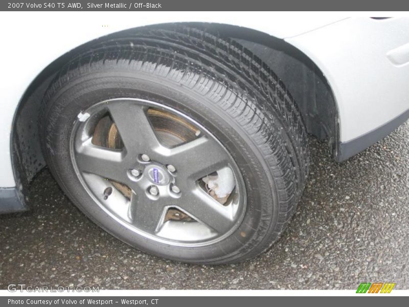 Silver Metallic / Off-Black 2007 Volvo S40 T5 AWD