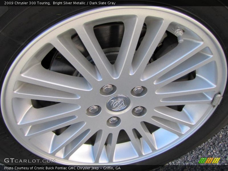 Bright Silver Metallic / Dark Slate Gray 2009 Chrysler 300 Touring