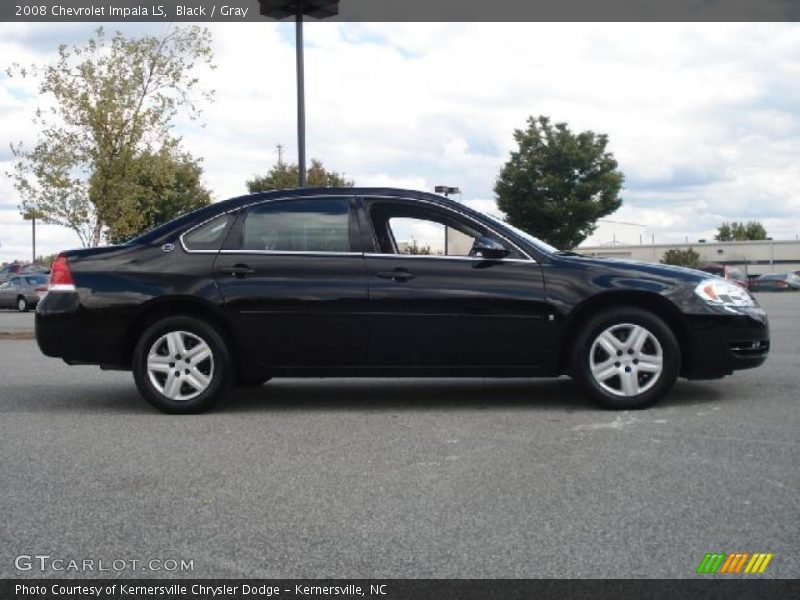 Black / Gray 2008 Chevrolet Impala LS