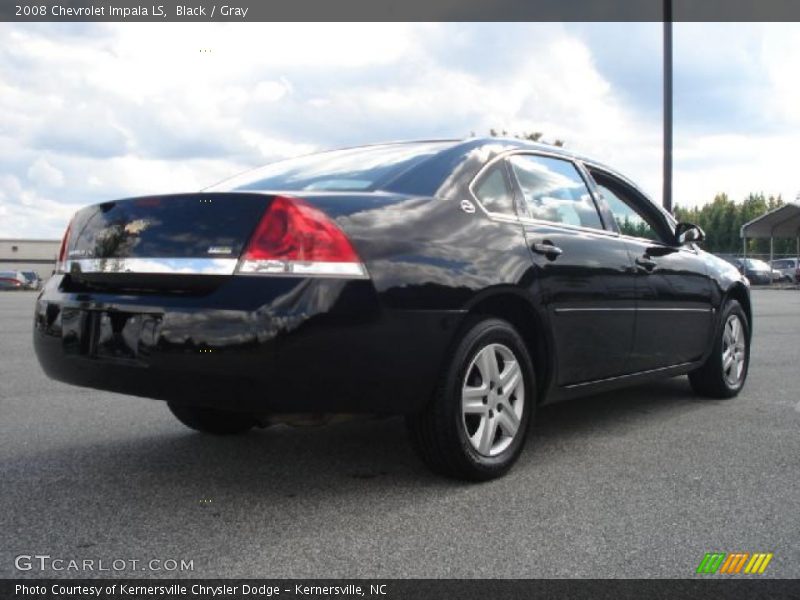 Black / Gray 2008 Chevrolet Impala LS