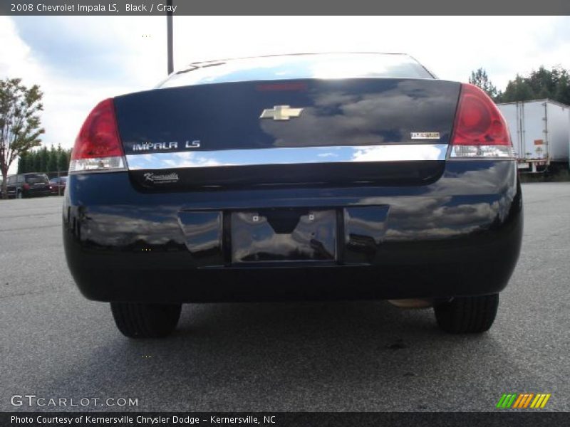 Black / Gray 2008 Chevrolet Impala LS