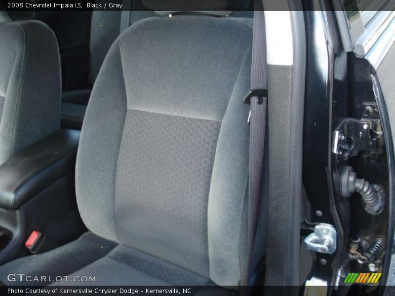 Black / Gray 2008 Chevrolet Impala LS