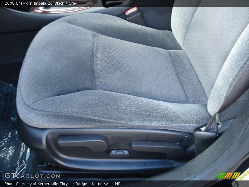 Black / Gray 2008 Chevrolet Impala LS