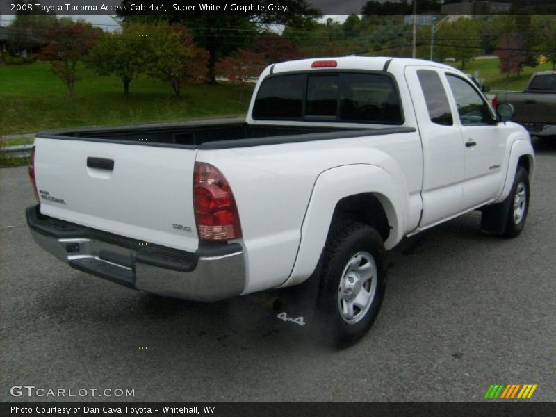 Super White / Graphite Gray 2008 Toyota Tacoma Access Cab 4x4