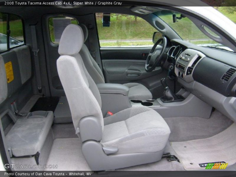Super White / Graphite Gray 2008 Toyota Tacoma Access Cab 4x4