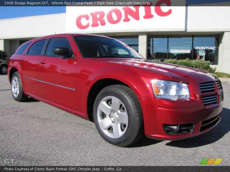 Inferno Red Crystal Pearl / Dark Slate Gray/Light Slate Gray 2008 Dodge Magnum SXT