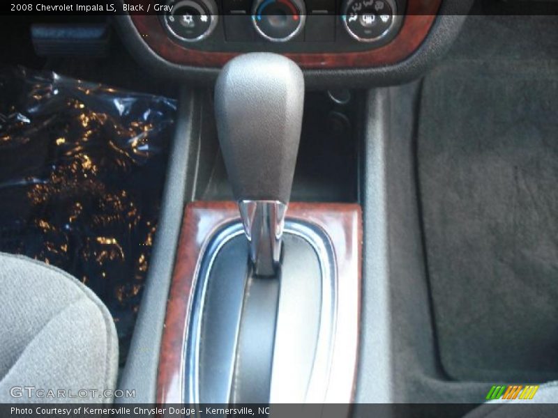 Black / Gray 2008 Chevrolet Impala LS