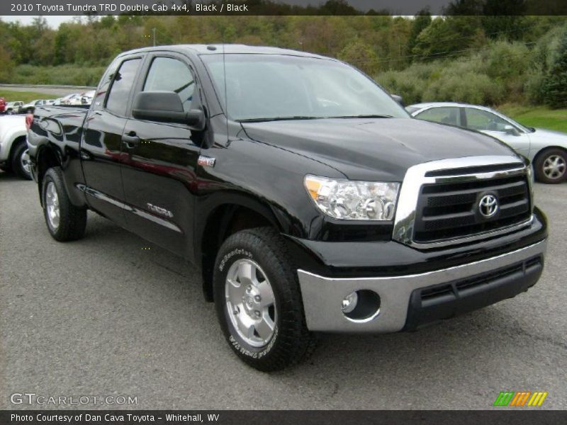 Black / Black 2010 Toyota Tundra TRD Double Cab 4x4