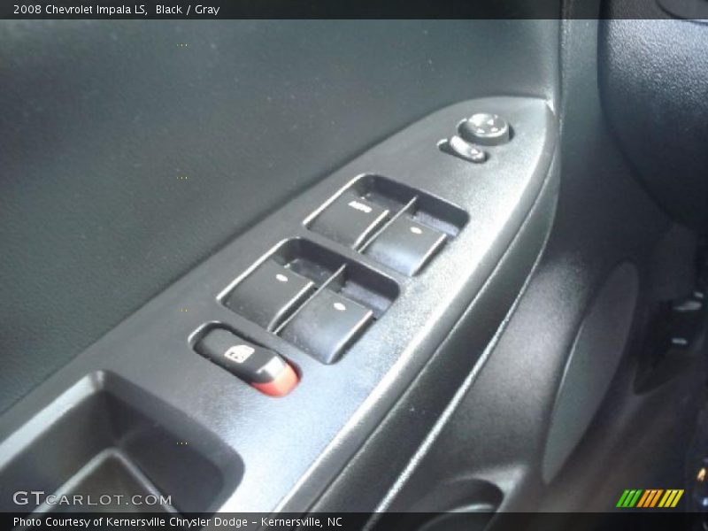 Black / Gray 2008 Chevrolet Impala LS