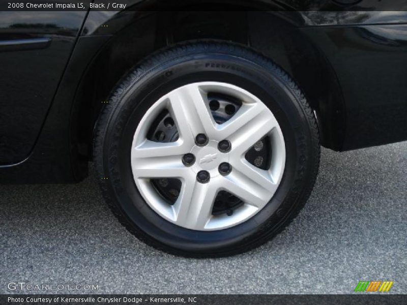 Black / Gray 2008 Chevrolet Impala LS