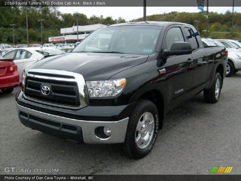 Black / Black 2010 Toyota Tundra TRD Double Cab 4x4