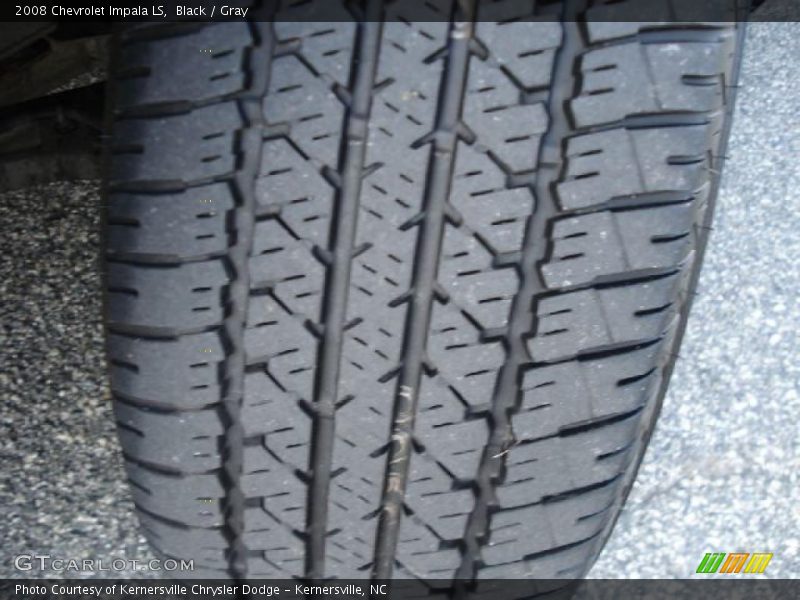 Black / Gray 2008 Chevrolet Impala LS