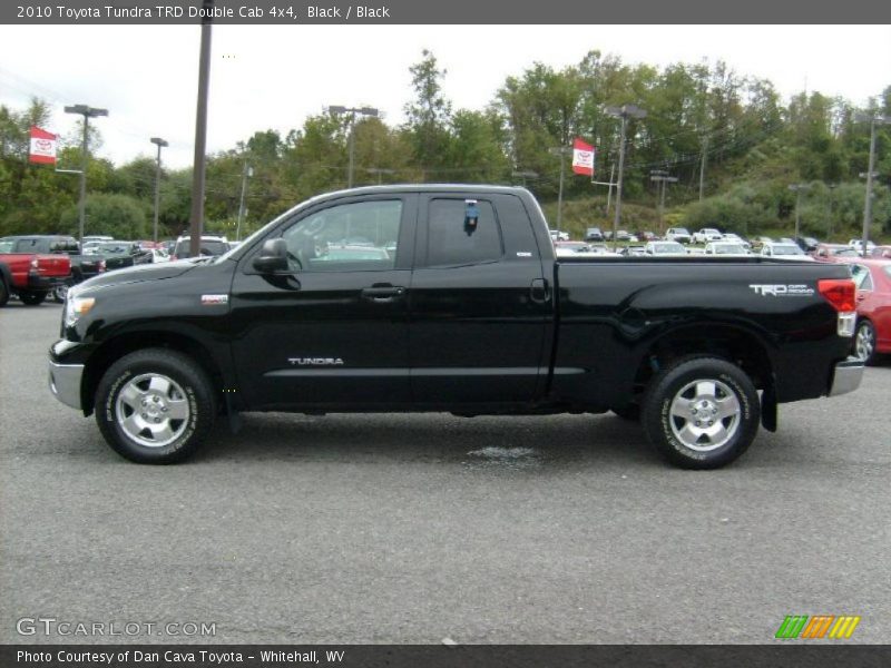 Black / Black 2010 Toyota Tundra TRD Double Cab 4x4