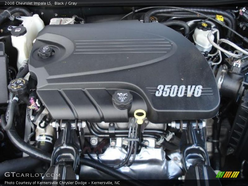 Black / Gray 2008 Chevrolet Impala LS