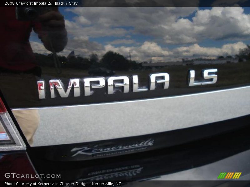 Black / Gray 2008 Chevrolet Impala LS