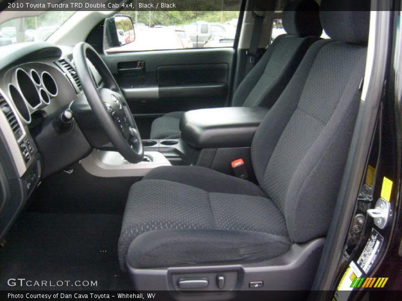 Black / Black 2010 Toyota Tundra TRD Double Cab 4x4