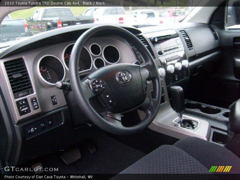 Black / Black 2010 Toyota Tundra TRD Double Cab 4x4