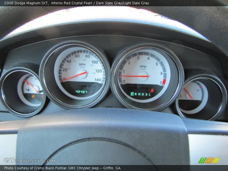 Inferno Red Crystal Pearl / Dark Slate Gray/Light Slate Gray 2008 Dodge Magnum SXT