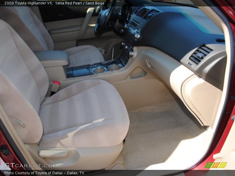Salsa Red Pearl / Sand Beige 2009 Toyota Highlander V6