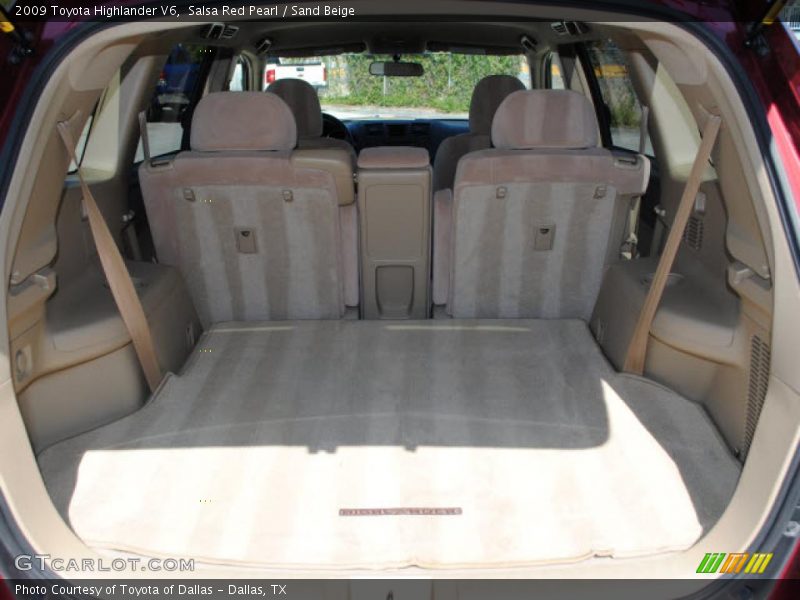 Salsa Red Pearl / Sand Beige 2009 Toyota Highlander V6