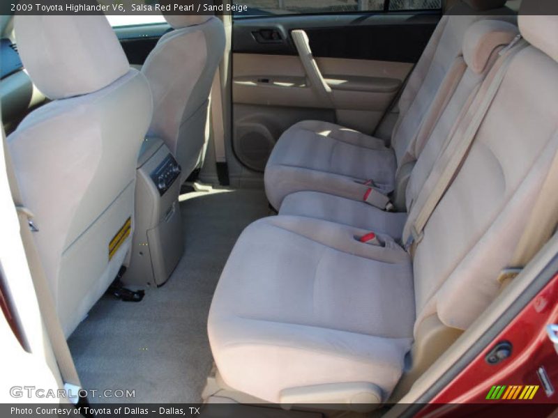 Salsa Red Pearl / Sand Beige 2009 Toyota Highlander V6