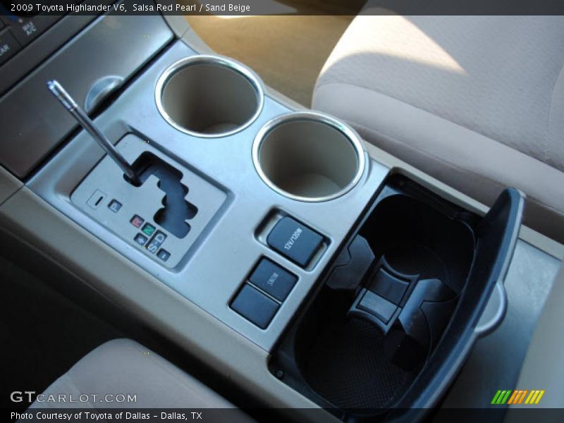 Salsa Red Pearl / Sand Beige 2009 Toyota Highlander V6