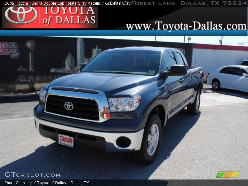 Slate Gray Metallic / Graphite Gray 2009 Toyota Tundra Double Cab