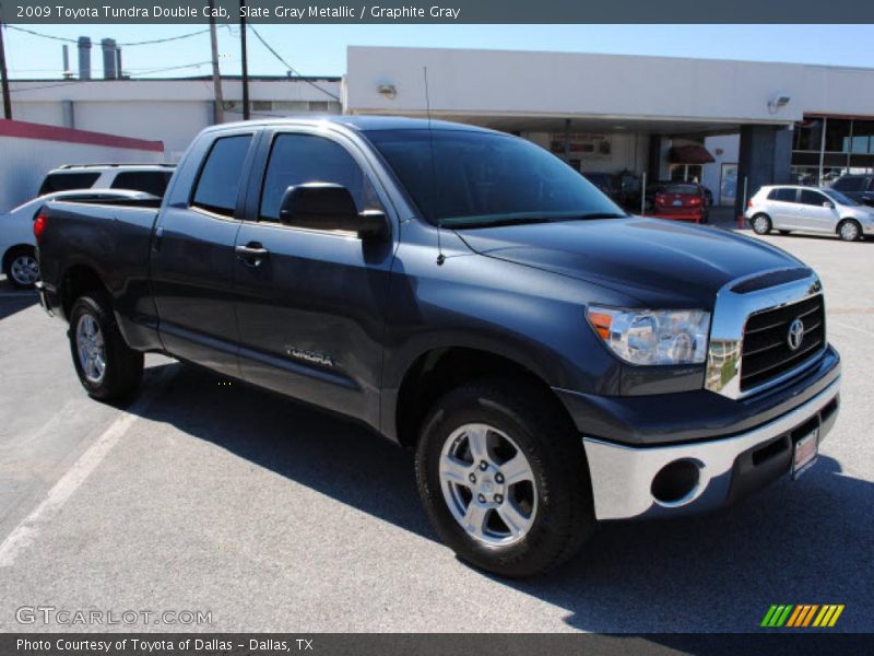 Slate Gray Metallic / Graphite Gray 2009 Toyota Tundra Double Cab